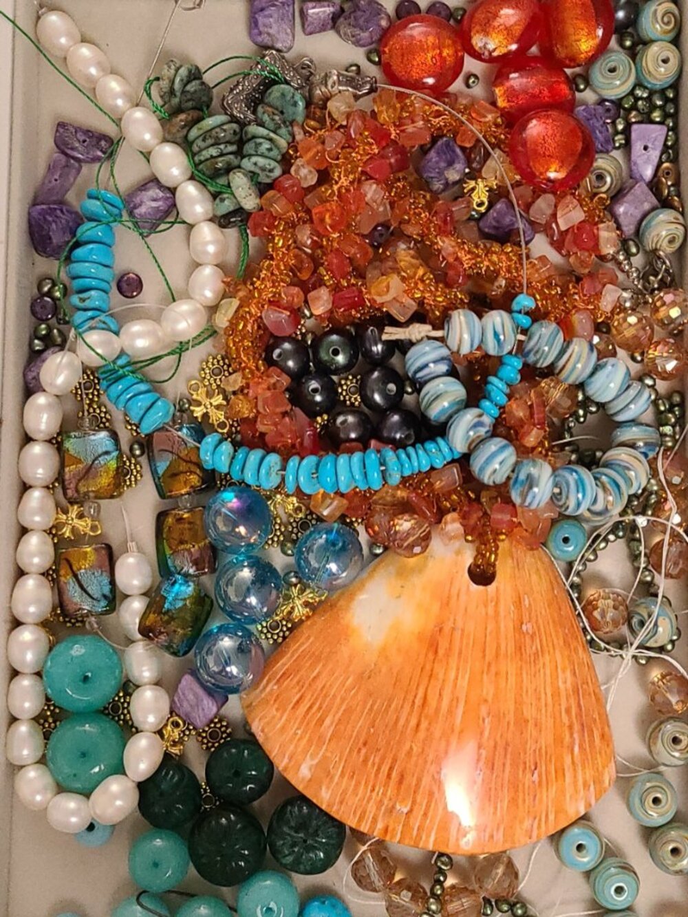ARTISAN NECKLACE FOR LIVE SHARE SHOW - TUES JUNE 02 - HOSTED BY @APRILSPLACE0625